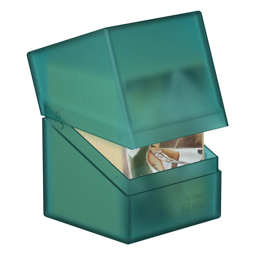 Ultimate Guard Boulder 100+ (76 x 75 x 98.5 mm) - Malachite (soft-touch finish)